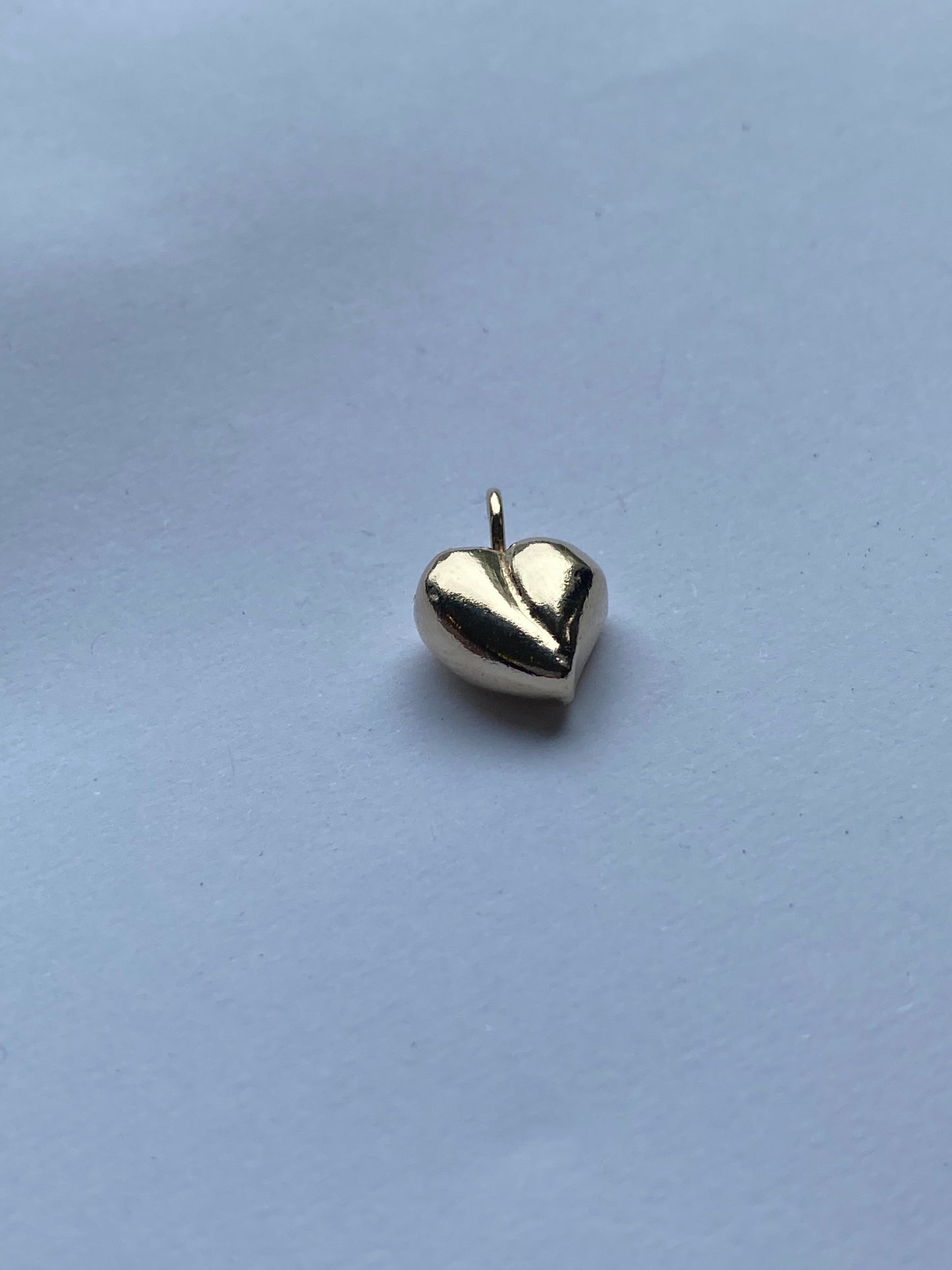 Sofia-hjerte gult gull