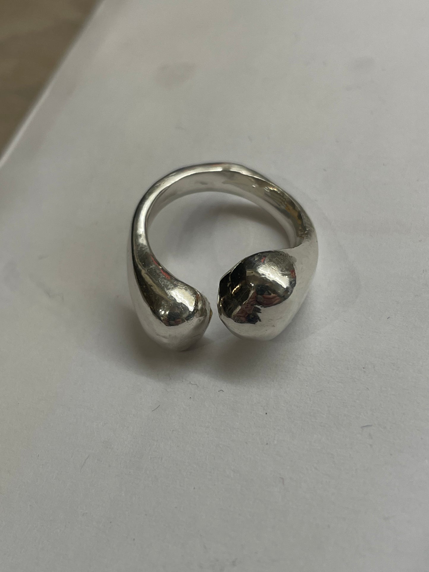 Vilde sølvring regulerbar