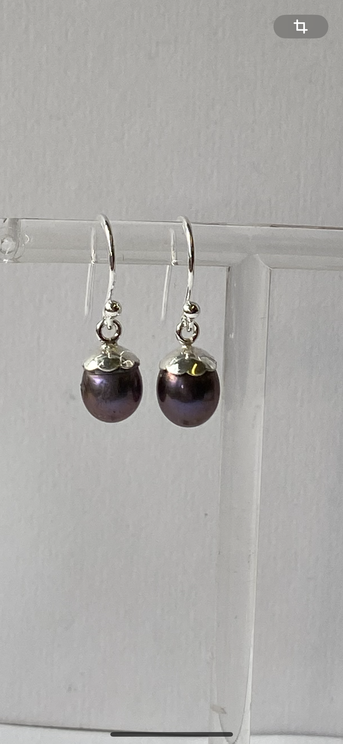 Perleøredobber lilla