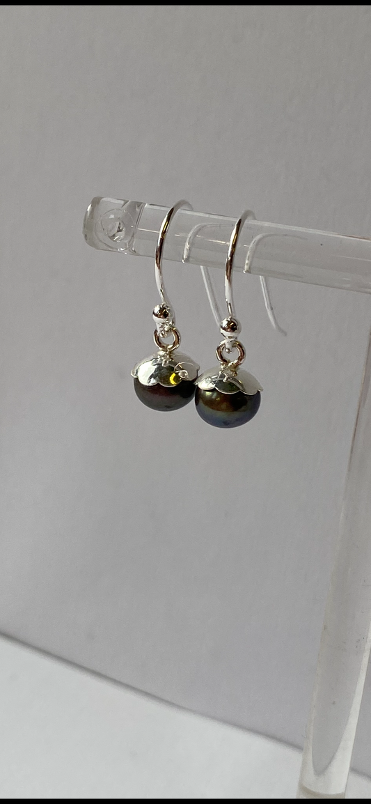 Perleøredobber brun