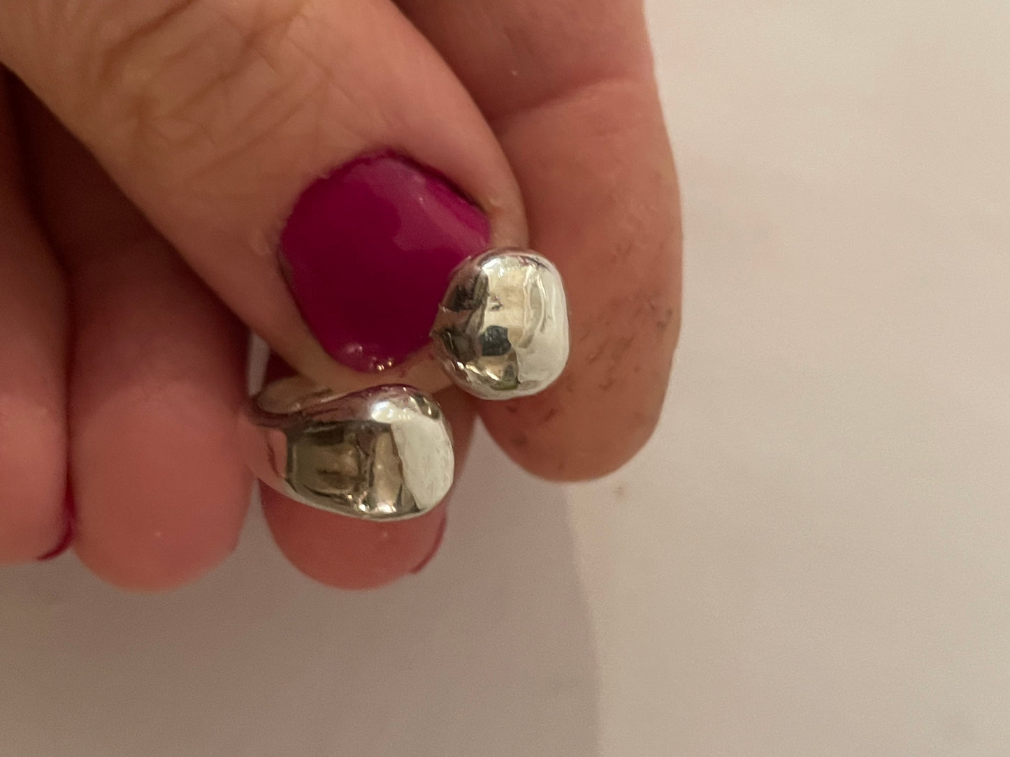 Vilde sølvring regulerbar